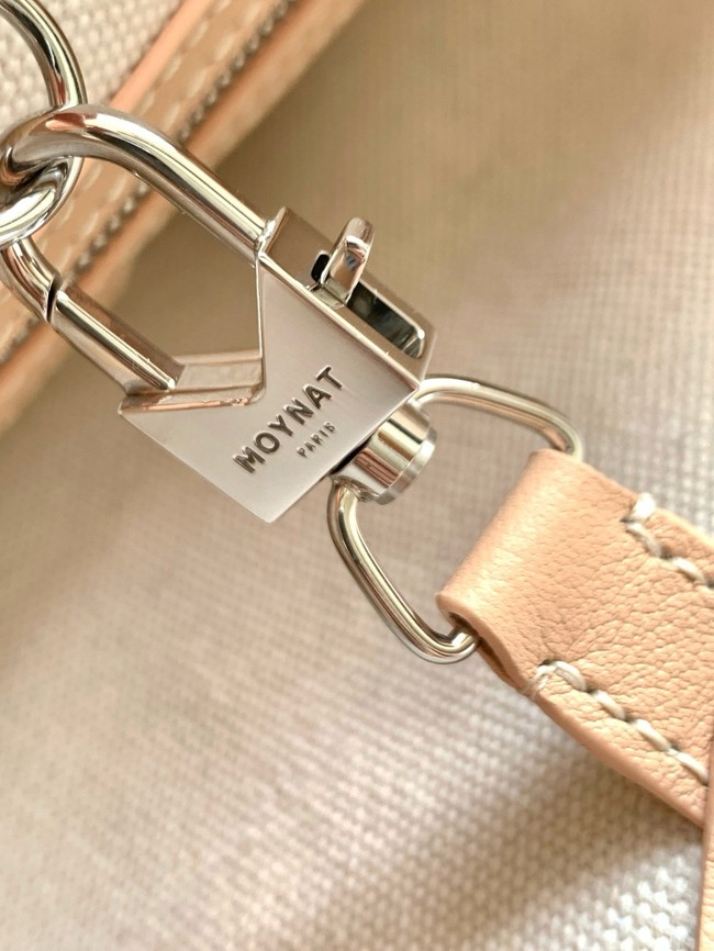 Goyard Calfskin Leather Tote Bag MM M8002 Nude