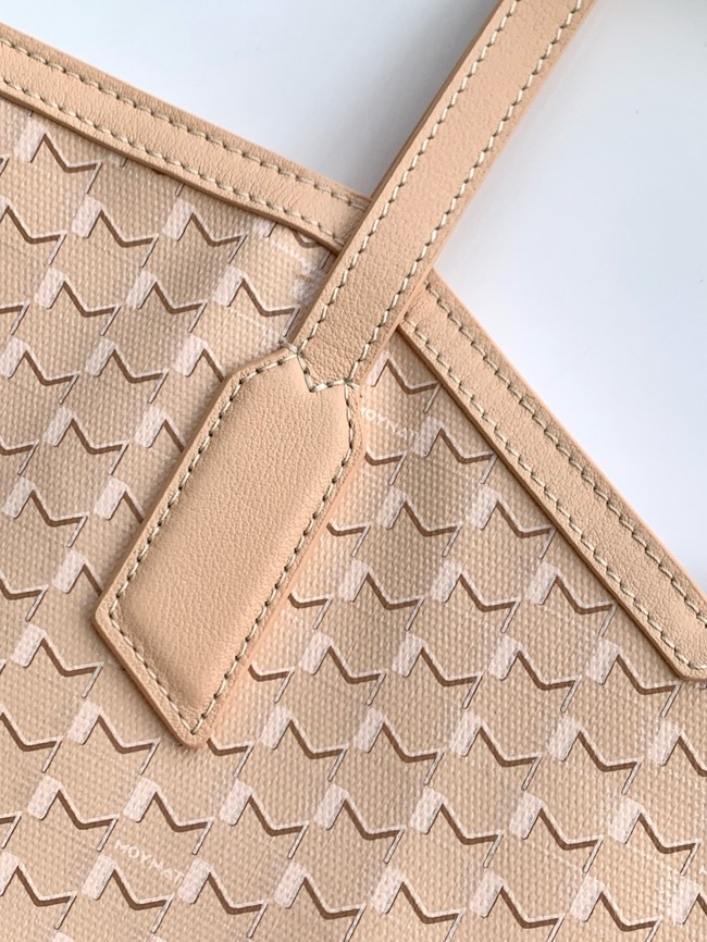 Goyard Calfskin Leather Tote Bag MM M8002 Nude