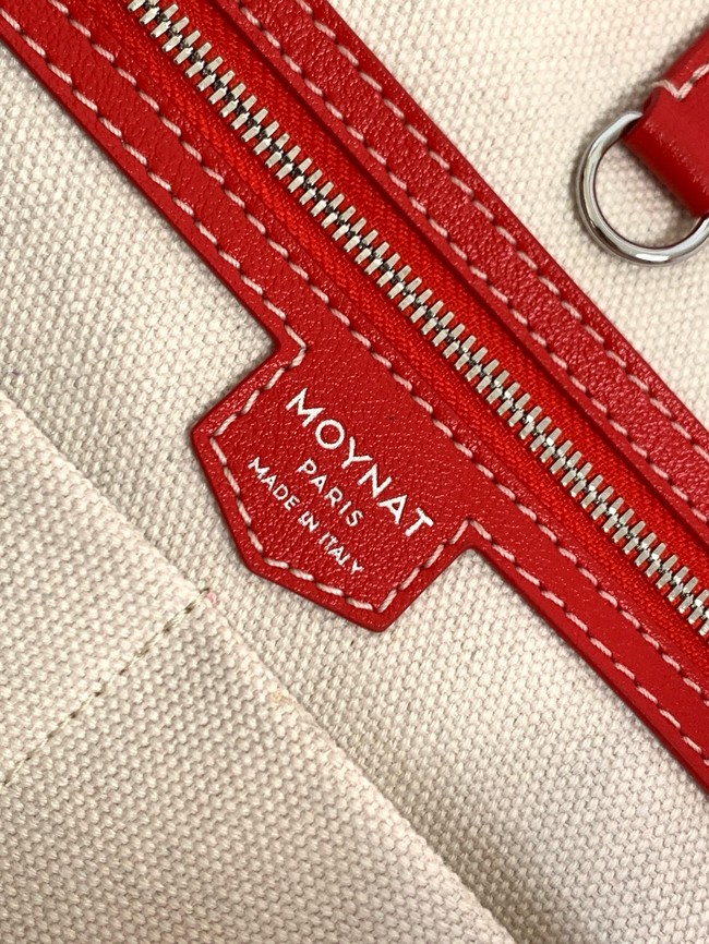 Goyard Calfskin Leather Tote Bag MM M8002 RED