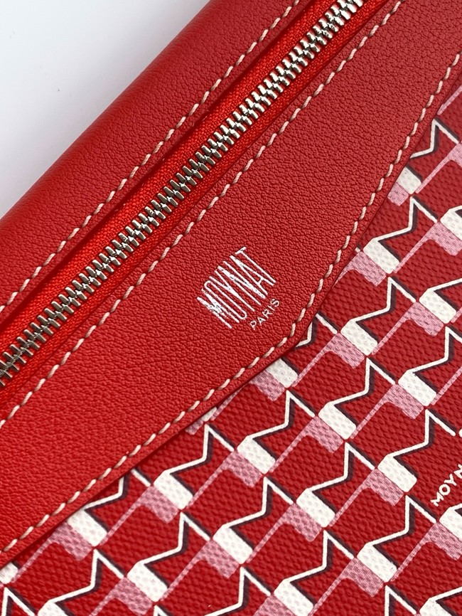 Goyard Calfskin Leather Tote Bag MM M8002 RED