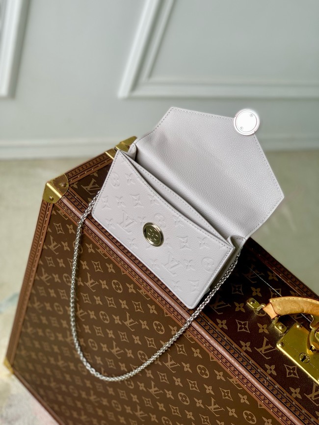 Louis Vuitton Wallet On Chain Rosy M25814 GRAY