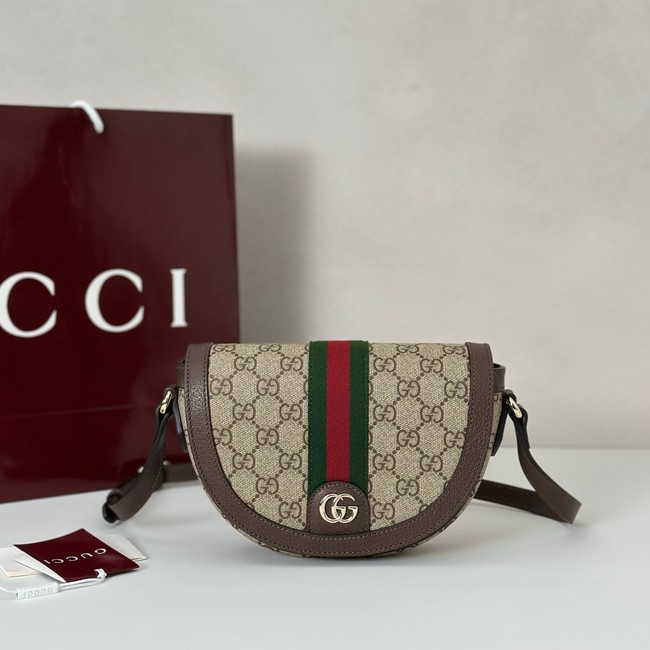 GUCCI Ophidia small shoulder bag 838476 brown