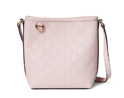 Gucci GG Emblem nano bucket bag 847090 pink