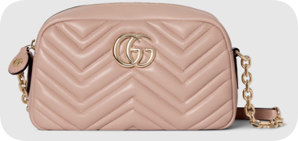 Gucci GG Marmont small camera bag 855273 pink