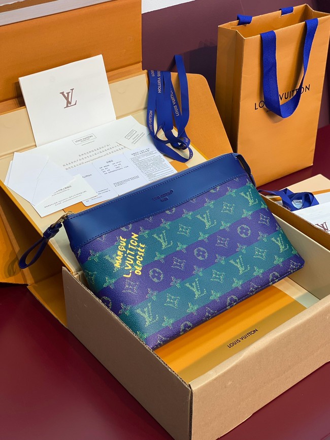 Louis Vuitton Pochette Voyage Souple M11545 BLUE