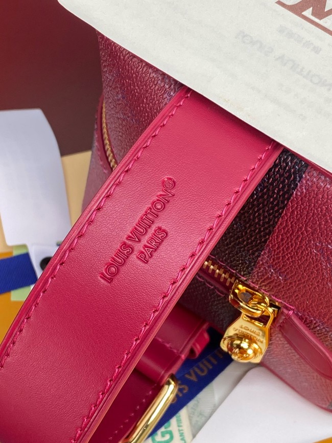 Louis Vuitton Locker Dopp Kit M25902 red