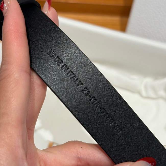 Dior Saddle Belt Smooth Calfskin B0445C-1