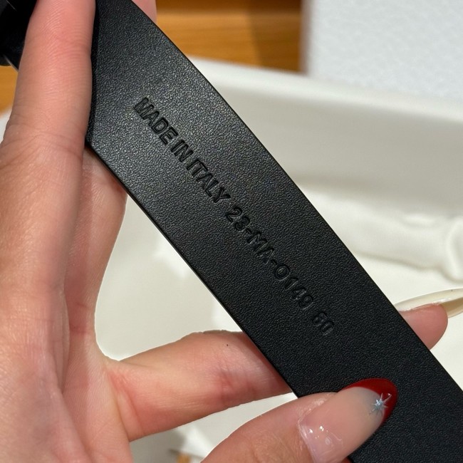 Dior Saddle Belt Smooth Calfskin B0445C-2