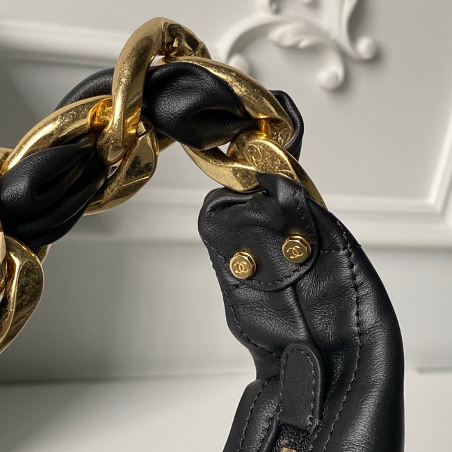 Chanel Hobo Handbag AS5837 black