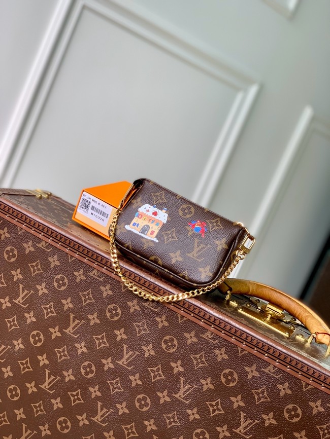 Louis Vuitton NEW Mini Pochette Accessoires M15328
