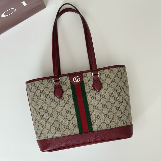 Gucci Ophidia small tote bag 836849 Rosso Ancora red