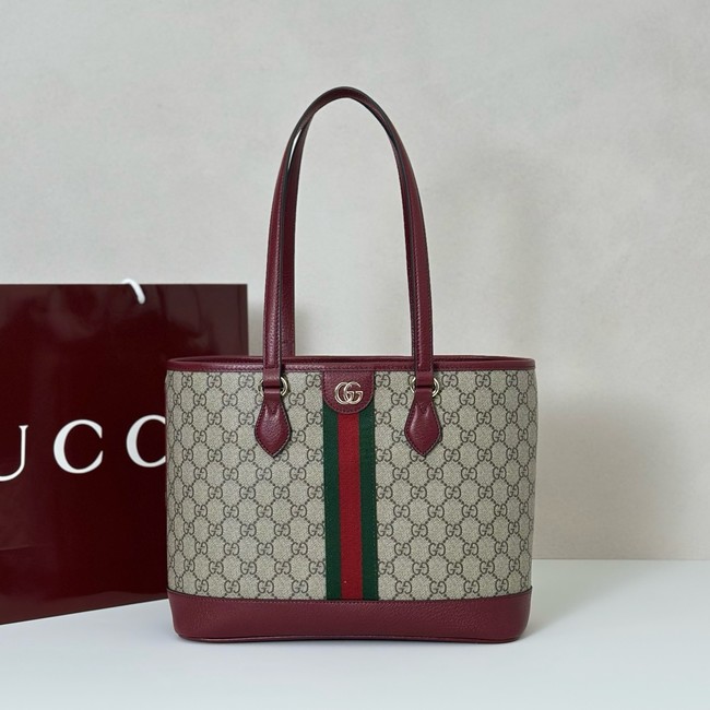 Gucci Ophidia small tote bag 836849 Rosso Ancora red