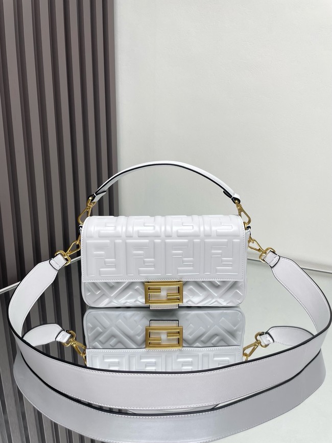 Fendi Baguette Mini Bag 8BS017 white