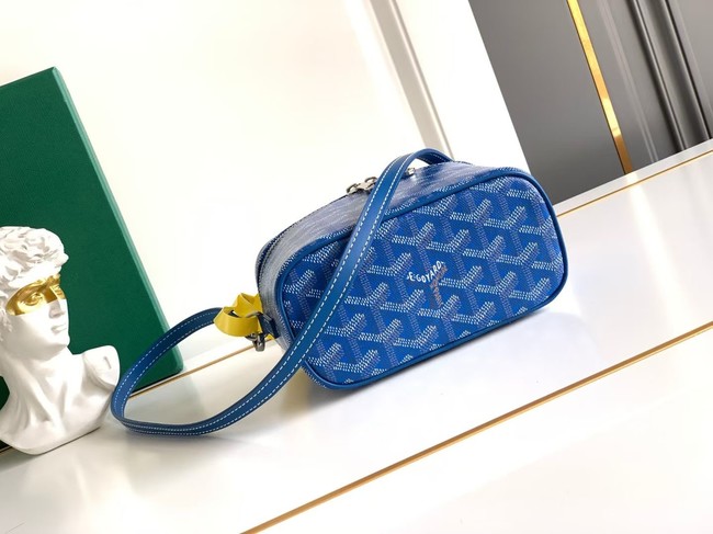 Goyard Muse mini Makeup pouch CL07P blue