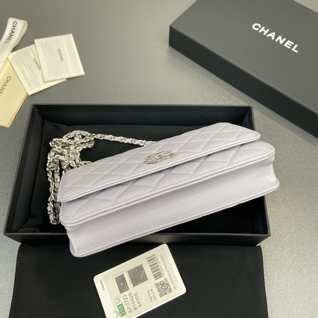 Chanel Wallet On Chain AP3723 light Purple