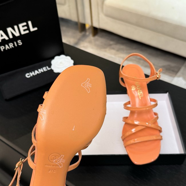 Chanel Sandals Patent Calfskin G46902-3