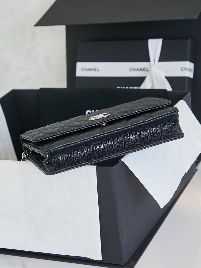 CHANEL Wallet On Chain AP3723 black