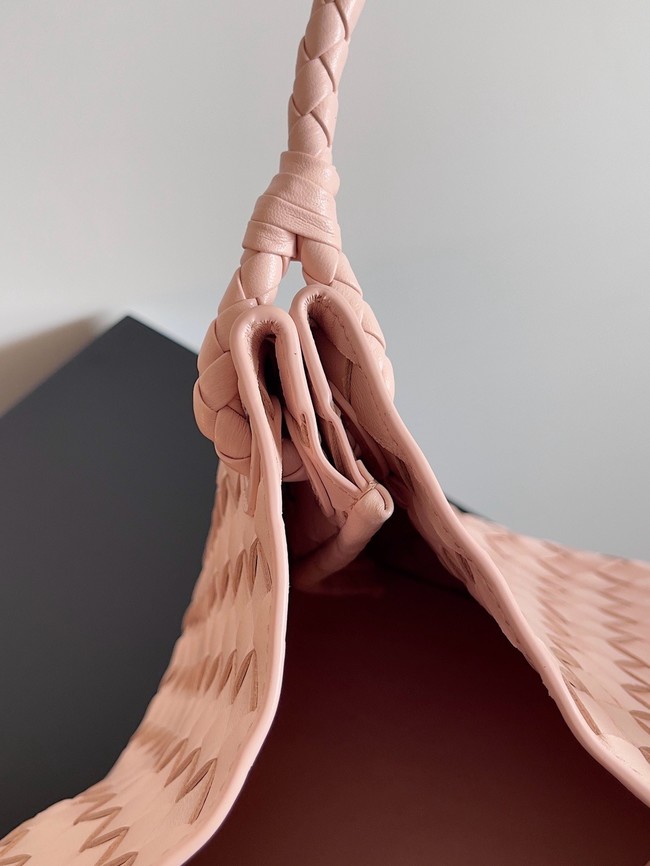 Bottega Veneta Parachute 826212 pink& Brass finish