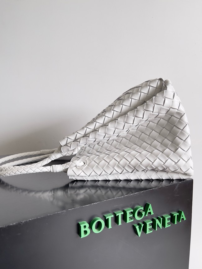 Bottega Veneta Large Parachute 826212 white& Brass finish