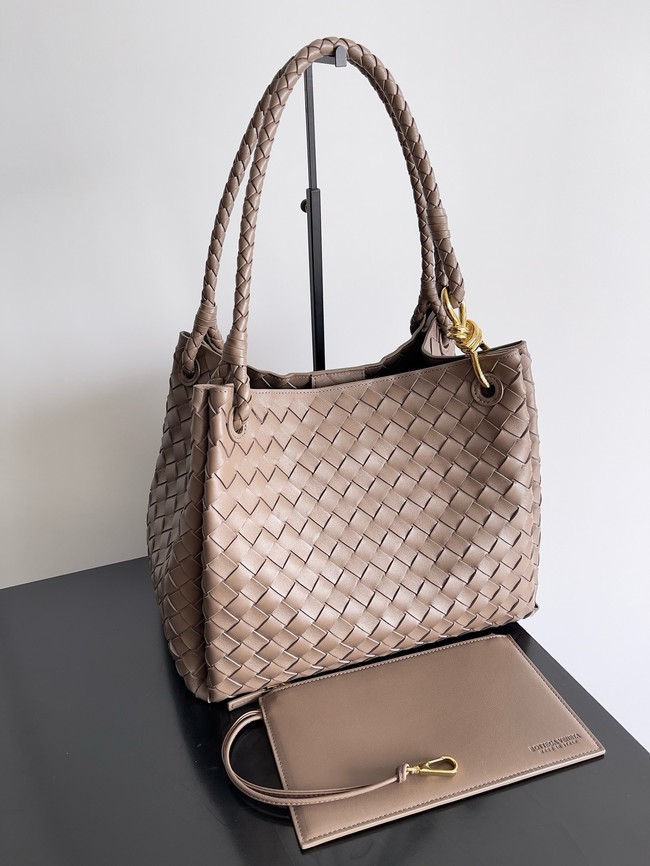 Bottega Veneta Parachute 826212 Pinecone&Brass finish