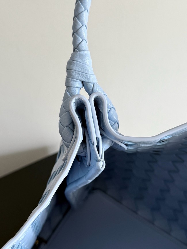 Bottega Veneta Parachute 826212 light blue&Brass finish