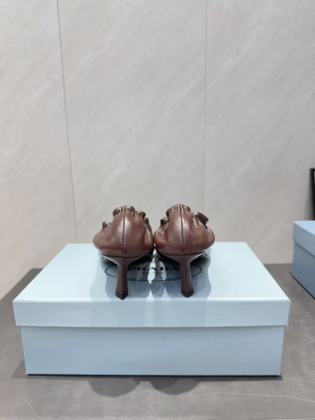 Prada Mordore leather pumps 87221-6