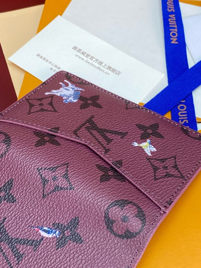 Louis Vuitton Passport Cover M27052 Bordeaux