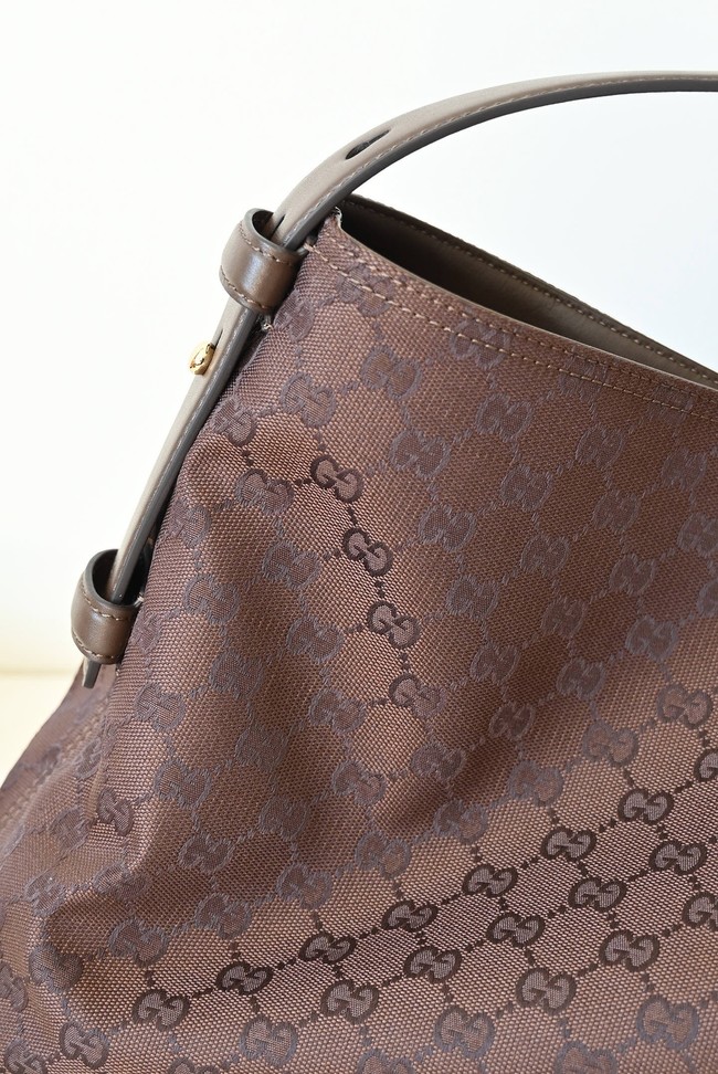 Gucci Beatrix large tote bag 850546 Variation brown and dark brown GG canvas