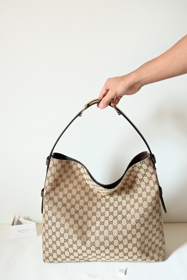 Gucci Beatrix large tote bag 850546 brown GG canvas