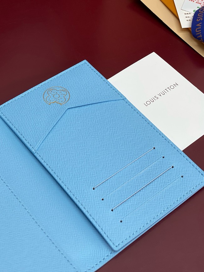 Louis Vuitton Passport Cover M28040 Blueberry