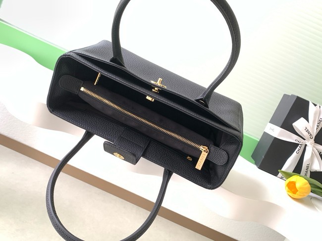 CHANEL Medium Tote Bag AS2156 black&gold-Tone Metal