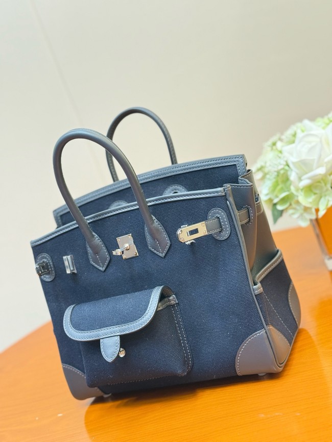 Hermes Birkin Toile & Cuir H6987-10
