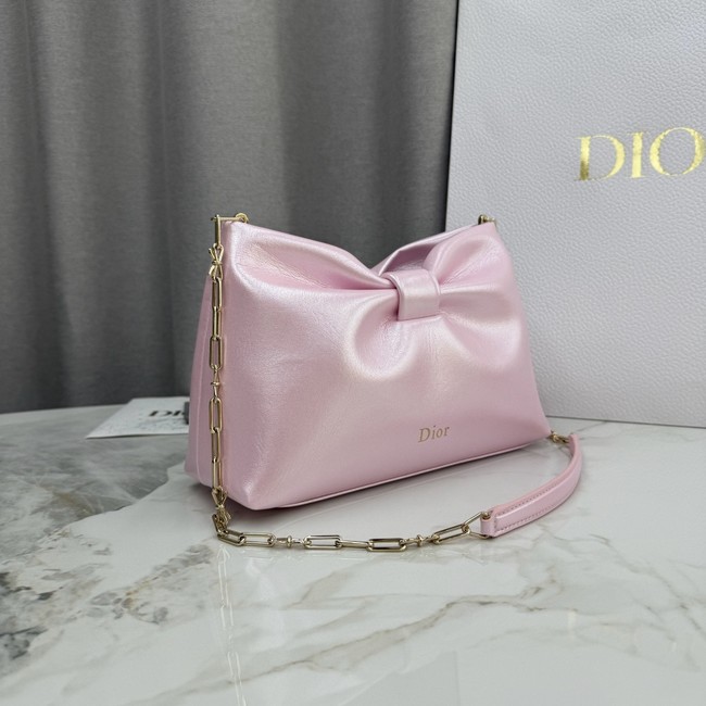 Small Dior Bow Bag Lambskin M0715O pink