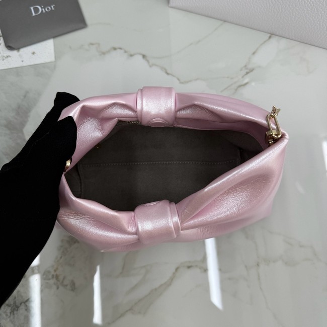 Small Dior Bow Bag Lambskin M0715O pink