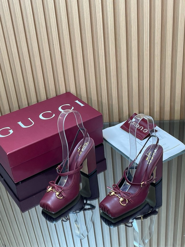 Gucci Womens slingback pump with Horsebit 66924-2