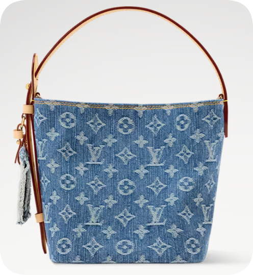 Louis Vuitton NEW All In BB M28107 Blue Denim