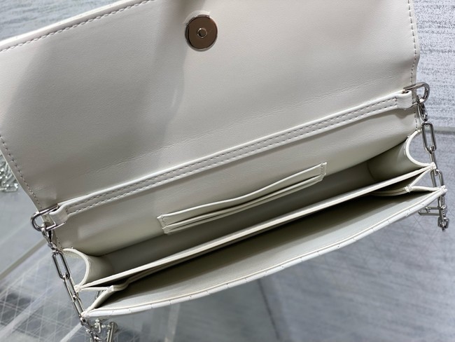 My Dior Mini Bag Cannage Lambskin S0984PU white&black