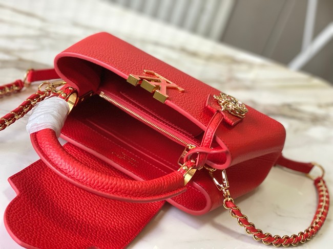 Louis Vuitton Capucines BB M27300 red