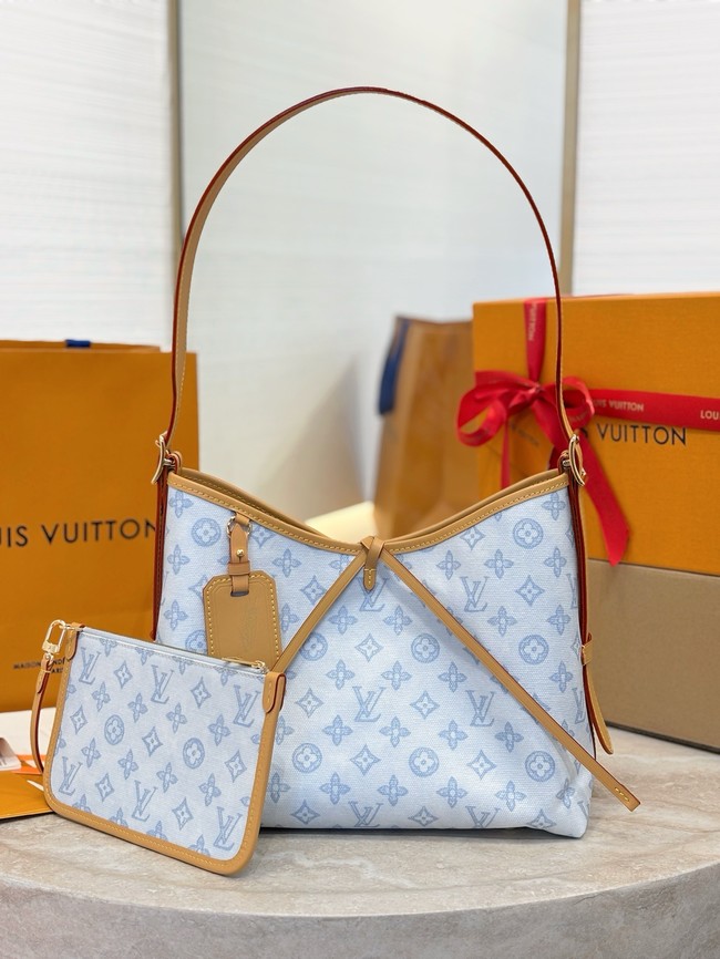 Louis Vuitton CarryAll PM M27532 Bleu Courrier
