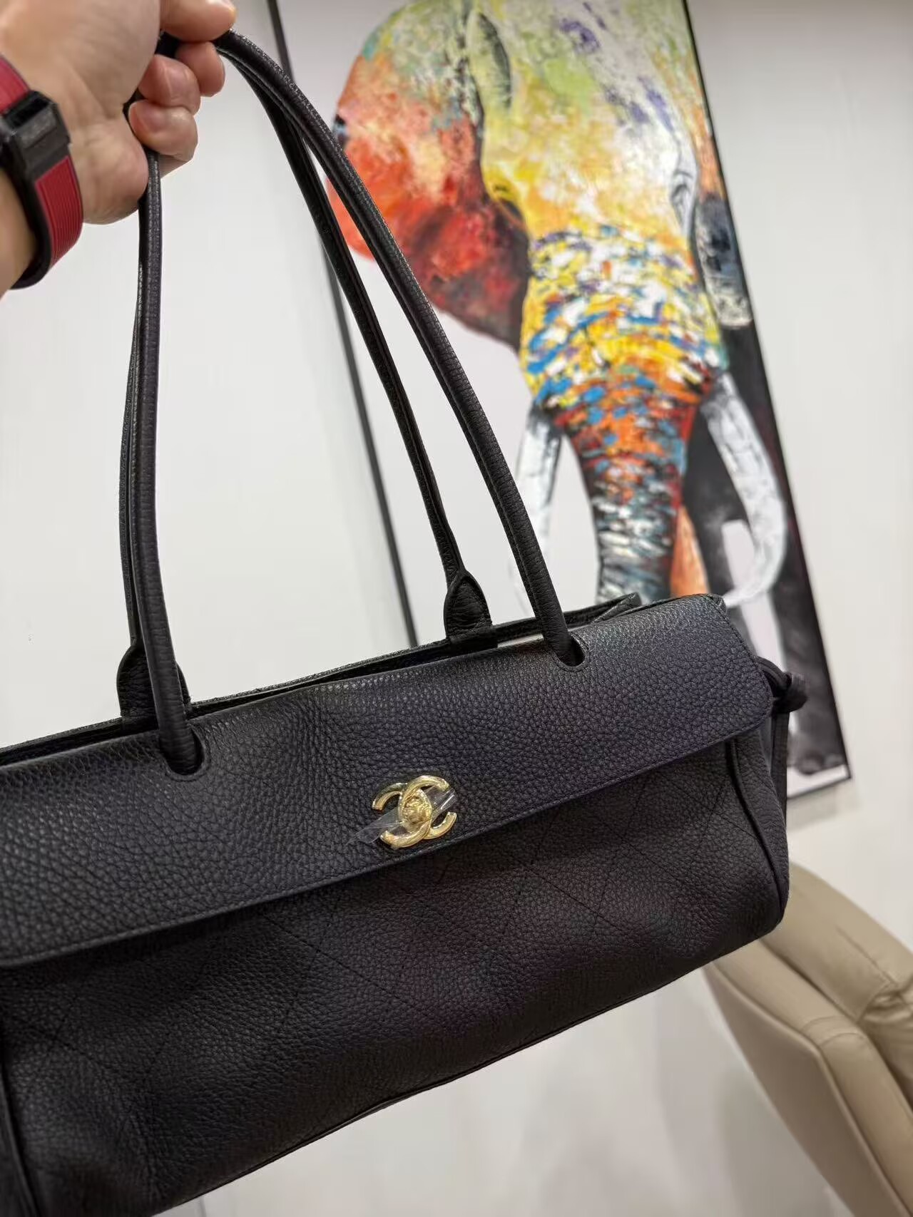 Chanel 2026SS Original  Leather Bag A31055 Black