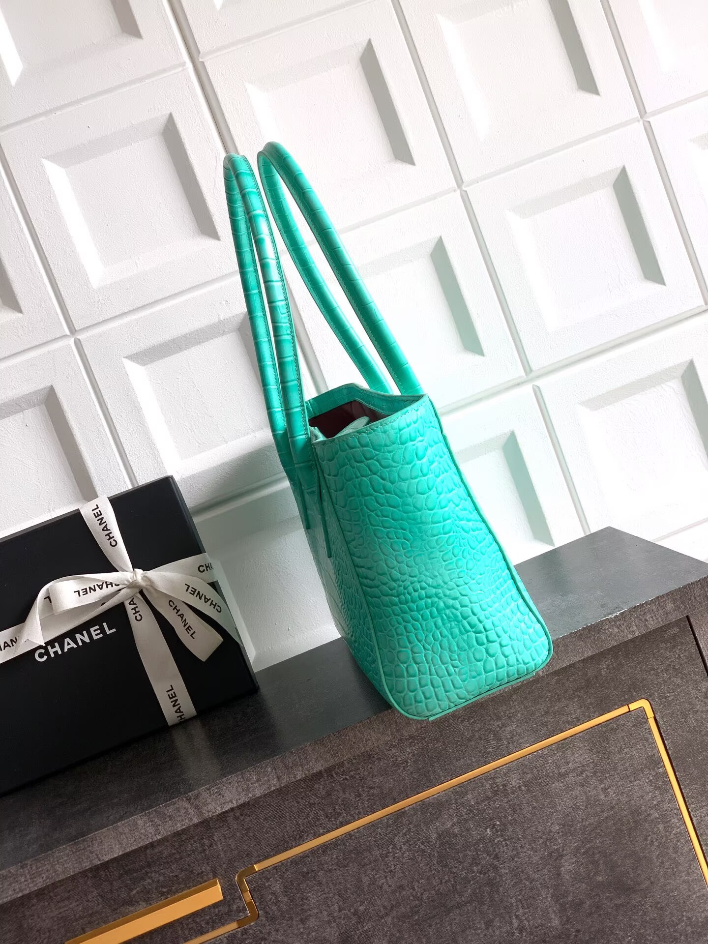 Chanel 2026SS Original Crocodile Leather A31021 Blue