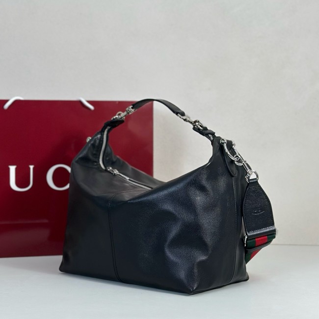 Gucci Brera medium crossbody bag 866938 black  leather