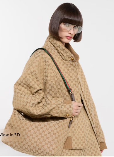 Gucci Brera medium crossbody bag 866938 brown