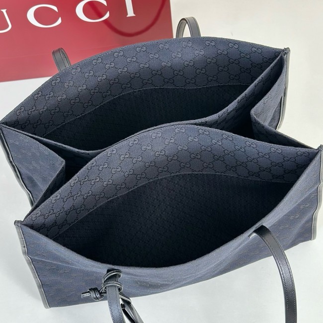 Gucci Large tote bag with charm 875056 black