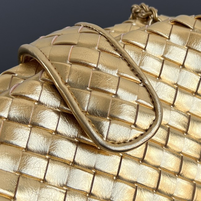 Bottega Veneta Small Lauren 1980 804038 gold