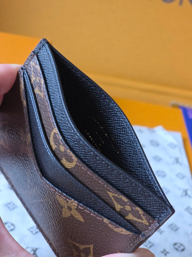 Louis Vuitton Double Card Holder M28233 black