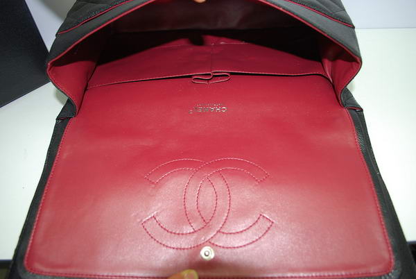 Chanel Maxi Double Flaps Bag A36098 Black Original Caviar Leather Silver Chanel Maxi Double Flaps Bag A36098 Black Original Caviar Leather Silver