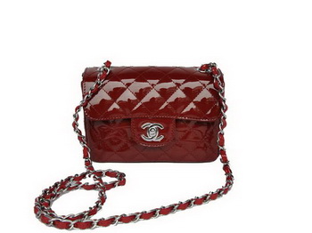 buy Cheap Chanel Classic mini Flap Bag 1115 Bordeaux Patent Silver Hardware buy Cheap Chanel Classic mini Flap Bag 1115 Bordeaux Patent Silver Hardware