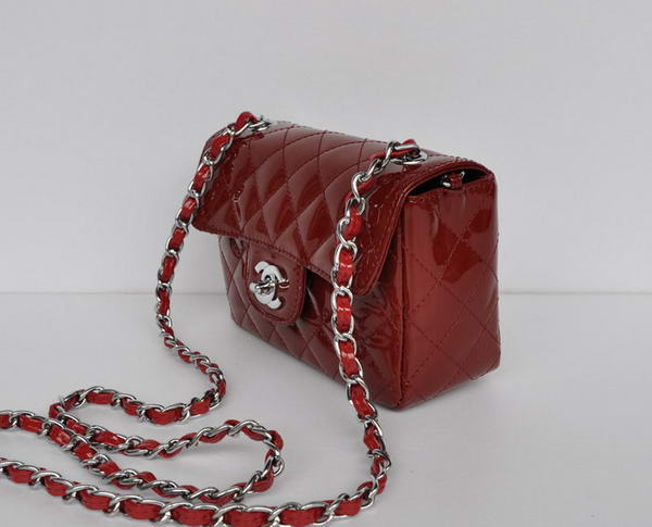buy Cheap Chanel Classic mini Flap Bag 1115 Bordeaux Patent Silver Hardware buy Cheap Chanel Classic mini Flap Bag 1115 Bordeaux Patent Silver Hardware