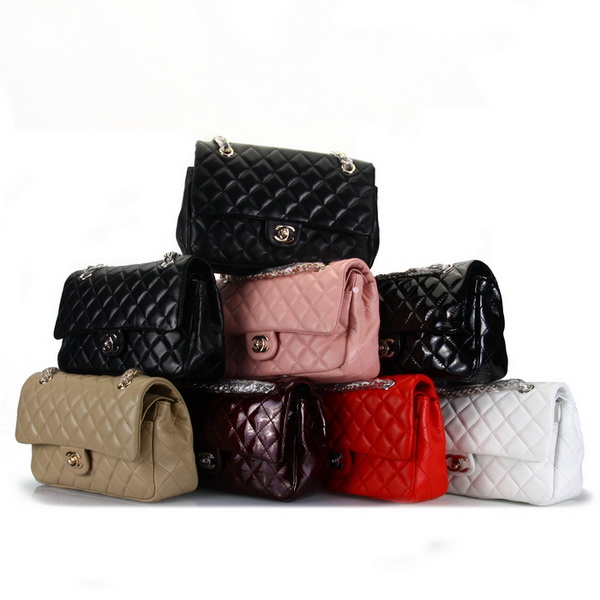 Chanel 2.55 Classic Series Flap Bag 1112 Black Leather Silver Hardware Chanel 2.55 Classic Series Flap Bag 1112 Black Leather Silver Hardware